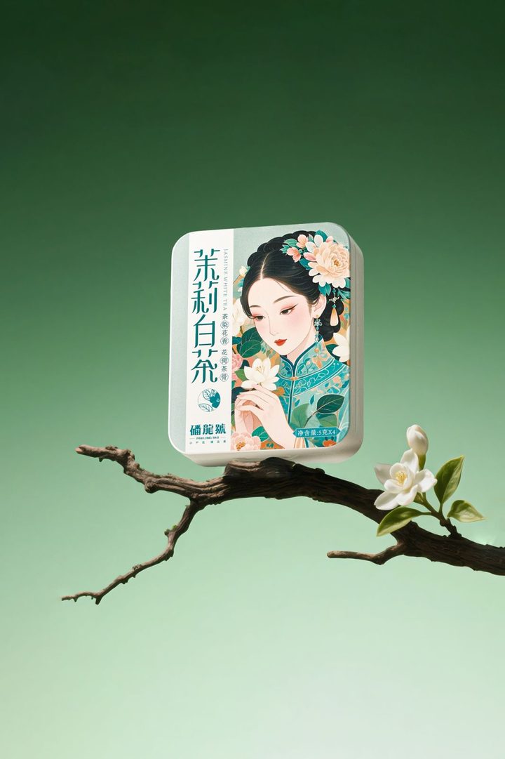 茉莉白茶 产品实拍